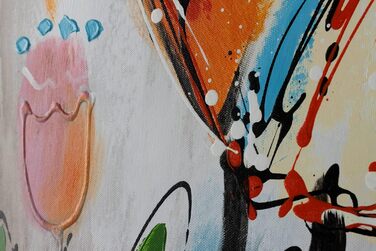 Картина на полотні 100 РУЧНИЙ РОЗПИС 100x75см Картина 'Заповіт на життя Обличчя Кольорові Фотошпалери вітальня