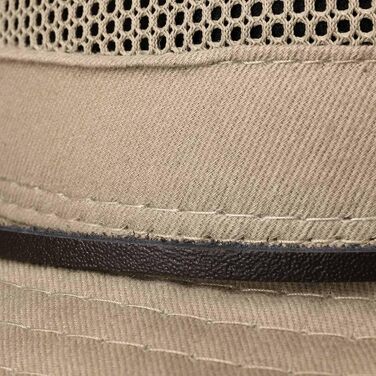 Шапка Stetson Takani Safari, жіноча/чоловіча, 100 бавовна, захист від ультрафіолету 30, сонцезахисна шапка, ремінець від підборіддя, сітчаста вставка, що м&39ється, розмір L, бежевий