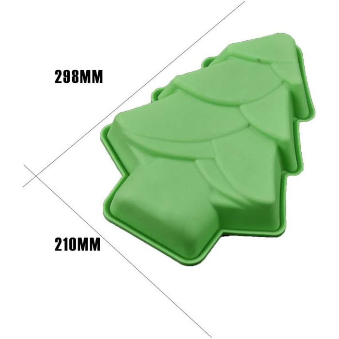 Силіконова форма для випічки у формі ялинки DUBENS