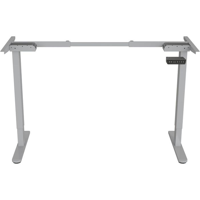 Каркас електричного столу SVITA DOBON для стільниці, регульовані по висоті ніжки, функція пам&39яті, подвійний двигун, металевий, сірий