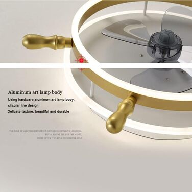 Сучасні стельові вентилятори з підсвічуванням, плоскі, закриті стельові вентилятори, невидимі, безшумні стельові вентилятори з під