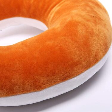 Подушка для шиї для дітей, дорожня подушка, літак, лисиця, U-подібна подушка для шиї у вигляді мультяшних тварин для машини, поїзда (Коричнева А-коричнева)