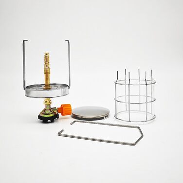 Газовий ліхтар для кемпінгу, газове освітлення, компактний газовий ліхтар для саду, походів, скелелазіння