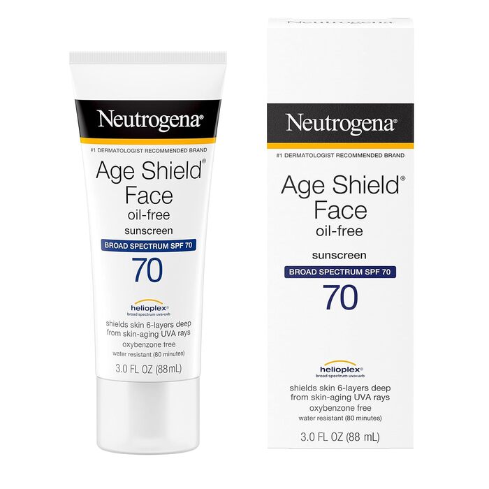 Лосьйон для обличчя Neutrogena Age Shield, SPF 70, 3 унції (упаковка з 2 шт. ) від Neutrogena