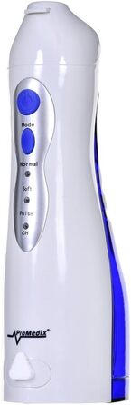 Портативний іригатор для ротової порожнини бездротовий водний флоссер для чищення зубів та догляду за гігієною рота (білий). У комплекті 4 насадки., 770