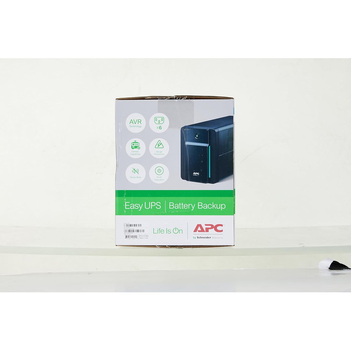 ДБЖ APC Easy UPS - BVX900LI-GR - джерело безперебійного живлення 900 ВА з виходами Schuko, запобіжником акумулятора та захистом від перенапруг, резервний акумулятор зі стабілізатором стабілізатора, світлодіодні індикатори (1600 ВА / 900 Вт, виходи IEC - I