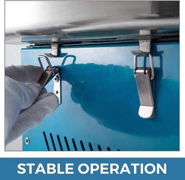 Машина для виробництва солодкої вати VEVOR 1000 Вт Машина для виробництва солодкої вати Машина для дому без візка Гумова стрічка, лопата для цукру та вугільні щітки Синій