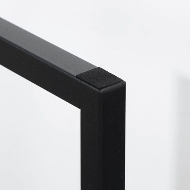 Вузький бічний столик HOOBRO, тумбочка з тканинною петлею для журналів, диван-столик, підходить для невеликих приміщень, спальні, вітальні, офісу, темно-коричневий EUBF66BZ01