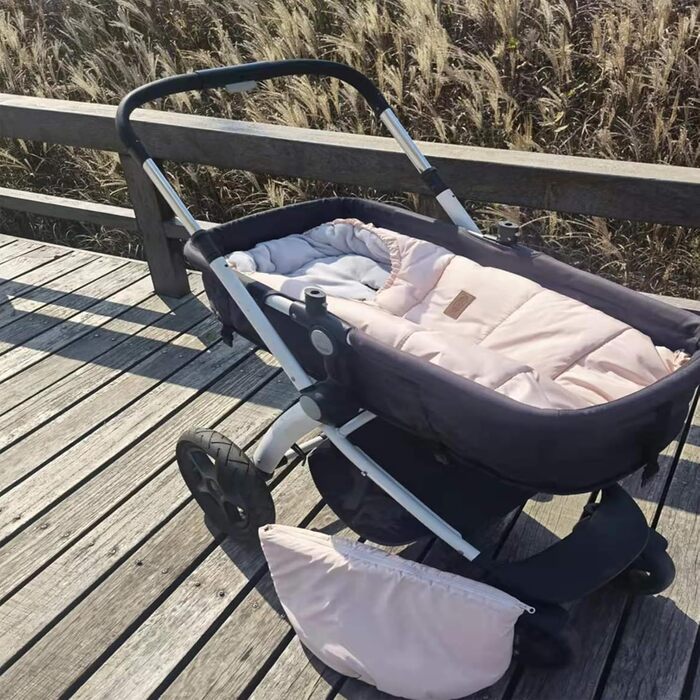 Універсальний килимок для дитячих колясок, 0-5 T, водонепроникний, міцний, кораловий фліс, вимпельний ланцюжок, коляска, люлька, з