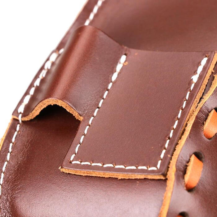 Багатофункціональний шкіряний поясний мішок EDC Організатор сумка пожежний стартер тримач для виживання на відкритому повітрі кемп