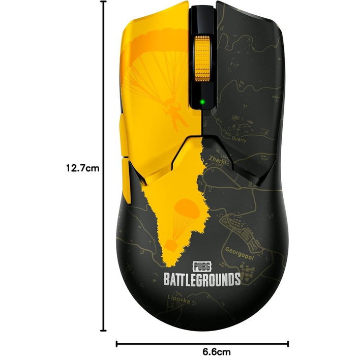 Ультралегка бездротова ігрова миша для кіберспорту вагою 58 г (оптичний сенсор з 30K DPI, технологія бездротової гіпершвидкості, о