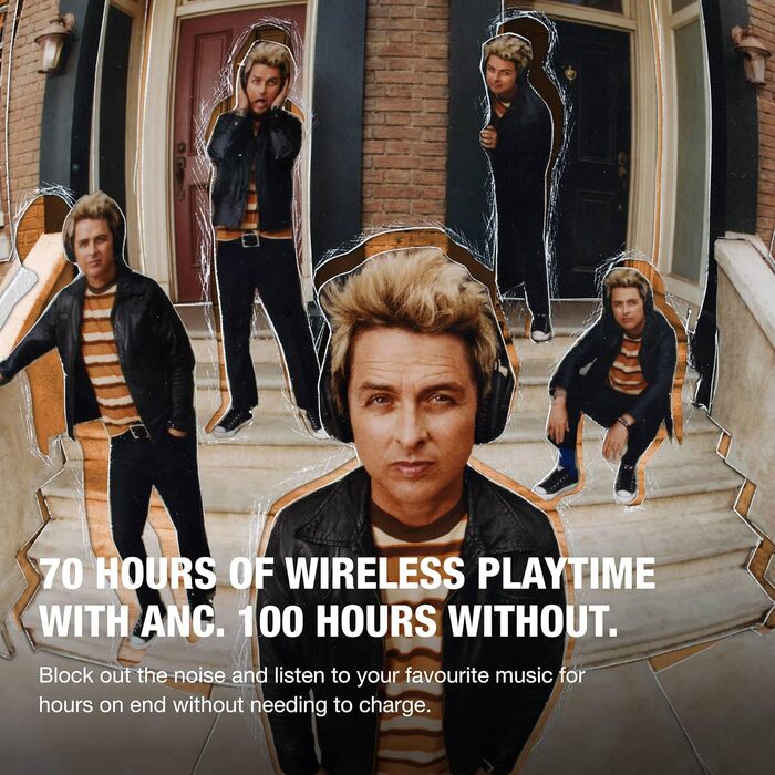 Активні Bluetooth-навушники з активним шумозаглушенням Marshall Monitor III ANC, 70 годин роботи в режимі відтворення - чорний