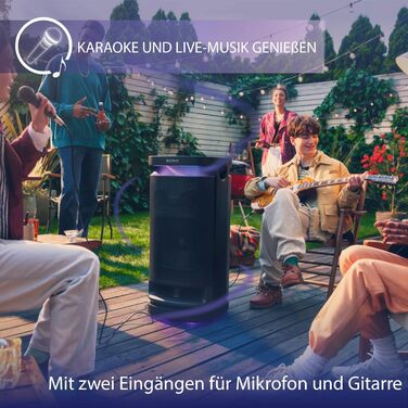 Потужна Bluetooth колонка для вечірок з всеспрямованим звуком (підсвічуванням, для використання в приміщенні і на вулиці, акумулят