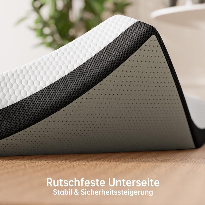 Розкладний матрац TeQsli Gel заввишки 15 см, гостьовий матрац, розкладний матрац із 4 предметів та диван-ліжко 3-в-1 з чохлом, який можна прати та знімати, сертифікований Oeko-Tex та CertiPUR (140x200x15 см)