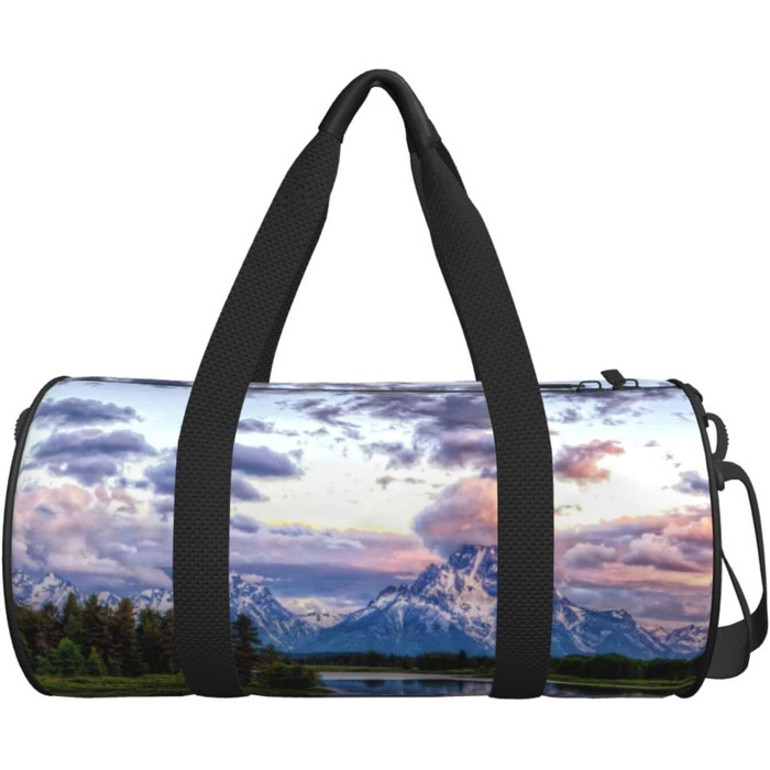 Дорожня сумка-циліндр з малюнком національного парку, спортивна сумка для чоловіків та жінок, сумка-мішок, спортивна дорожня сумка