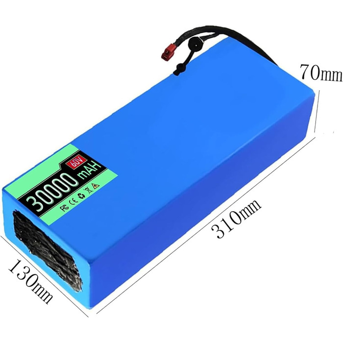 Акумулятор для електровелосипеда / електроскутера 60V 12Ah–30Ah з вбудованим BMS