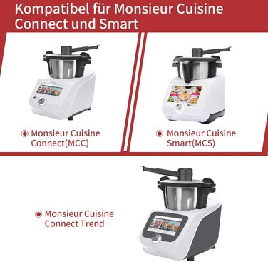 Для Monsieur Cuisine Connect та Smart, Steam Diversion без BPA, аксесуари для перенаправлення пари для MCC та MCS, Захист від насадок для перенаправлення пари Кухонні настінні шафи Steam Diversion для Monsieur Cuisine Connect/Smart/Trend