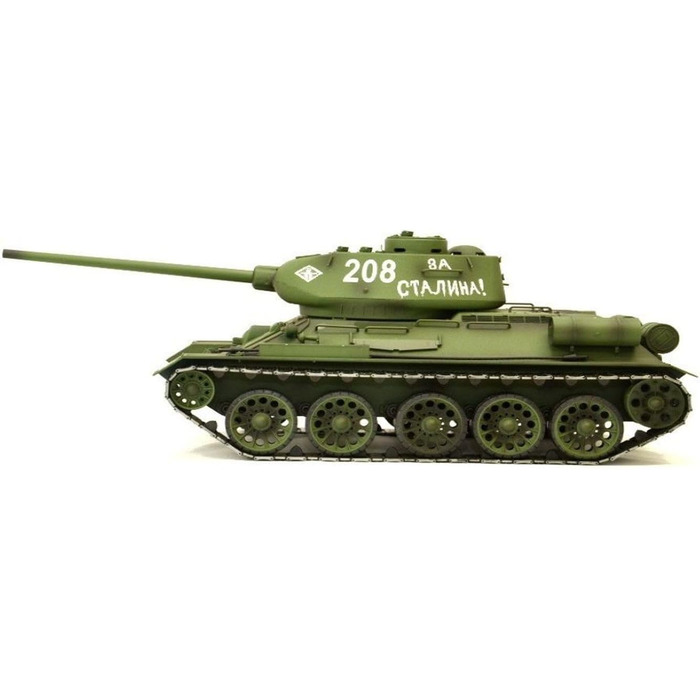 Радіокерований танк T-34/85 (116) Heng Long - з димом, звуком, сталевими шестернями та 2.4Ghz - V7.0