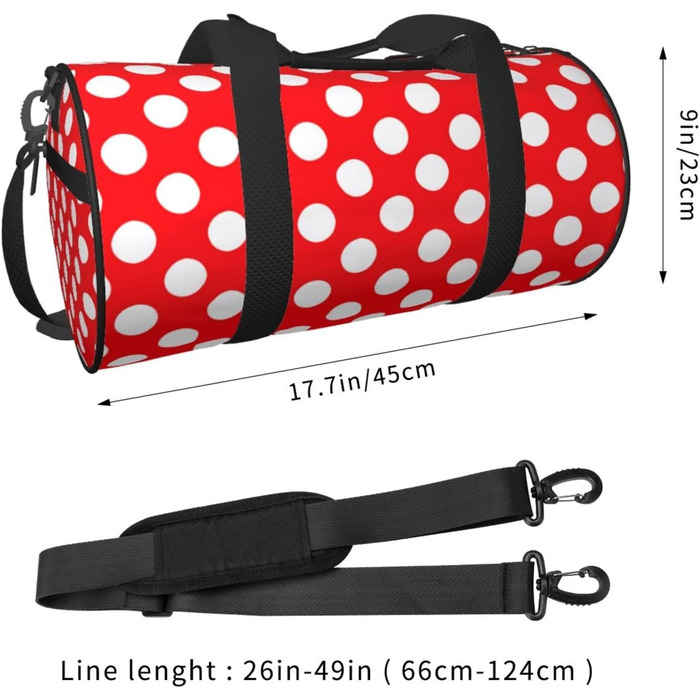 Синя смугаста сумка-дорожня сумка з черепом, кругла, великої місткості, легка та міцна, чудовий подарунок для піших прогулянок, відпустки, ділових поїздок та іншого, з милим гороховим візерунком, універсальний розмір.