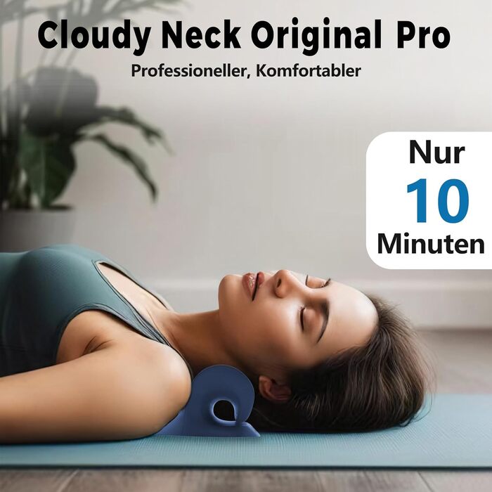 Розгинач шиї, бандажі для шиї, подушка для корекції горбка Premium Neck Hump Way, Neck Cloud знімає біль у суглобах та виправляє поставу Deepblue*1, 2.0