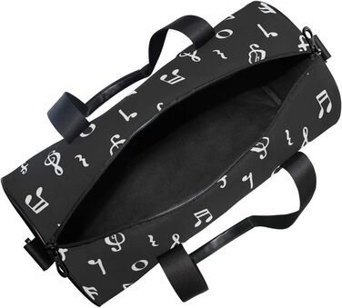 Спортивна сумка-дафл Musiknoten з канвасу для подорожей та на вихідні, чоловіча та жіноча, для спорту та ночівлі