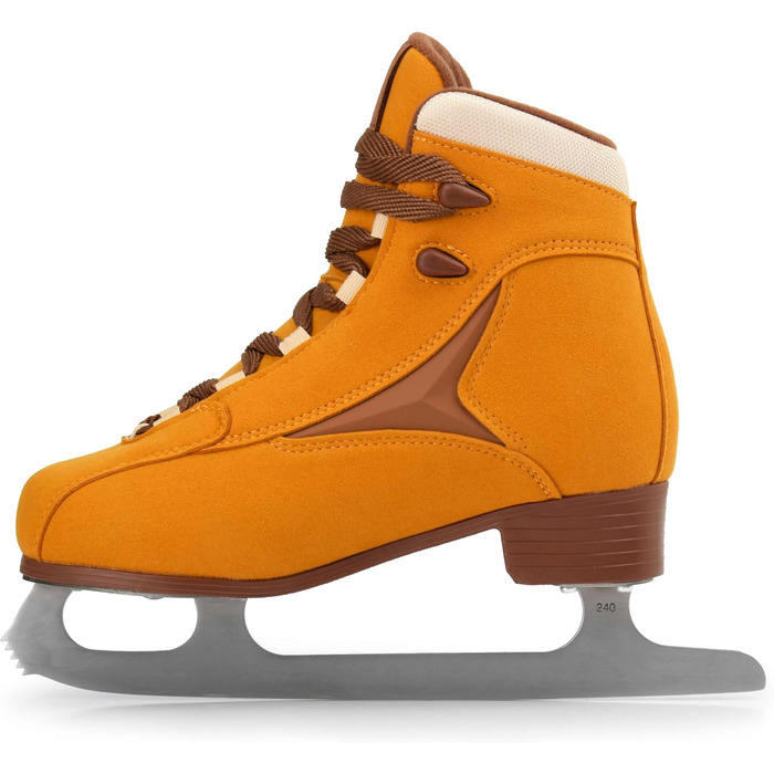 Жіночі ковзани SMJ Arctica, взуття для фігурного катання, класична замша, коричневий колір Розміри 37, 38, 39, 40, 41