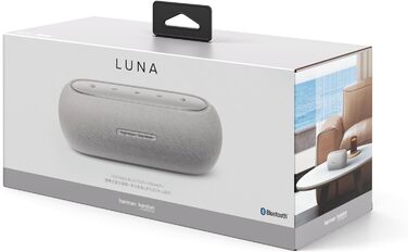 Колонка Harman Kardon Luna сірого кольору - Портативна, водонепроникна Bluetooth-колонка - До 12 годин роботи від акумулятора сіро
