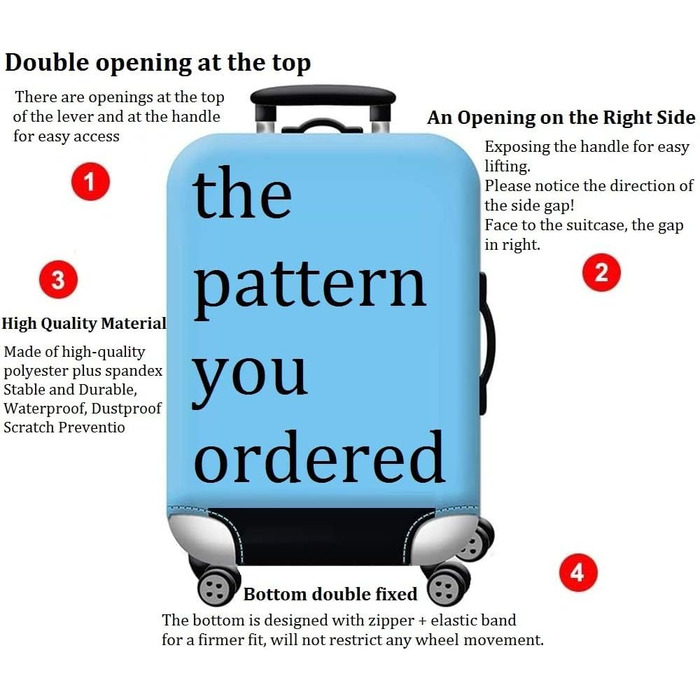 Чохол для валізи з барвистим геометричним принтом еластична захисна обкладинка для багажу (18-32 дюйми), антиподряпний захист для валіз, ідеально підходить для повсякденних подорожей