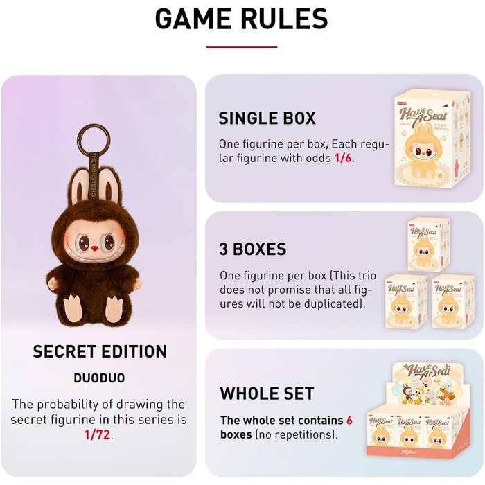 Монстри - повний набір вінілових плюшевих фігурок &quotСідайте&quot