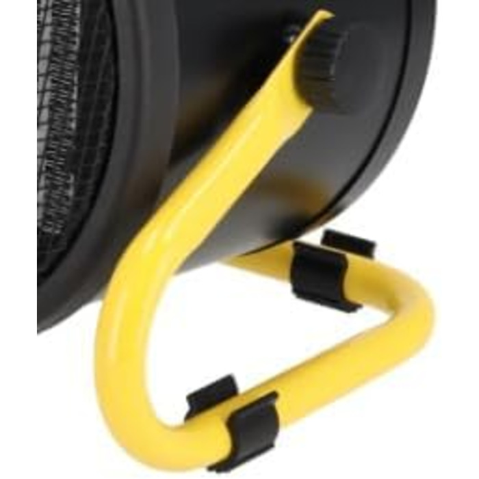 Електричний PTC обігрівач DEDRA 2,0 кВт, круглий, чорний, площа обігріву 20 м, керамічний нагрівальний елемент, для добре ізольованих приміщень, термостат, захист від перегріву, три режими роботи, контроль температури. Площа обігріву 20 м та продуктивніст