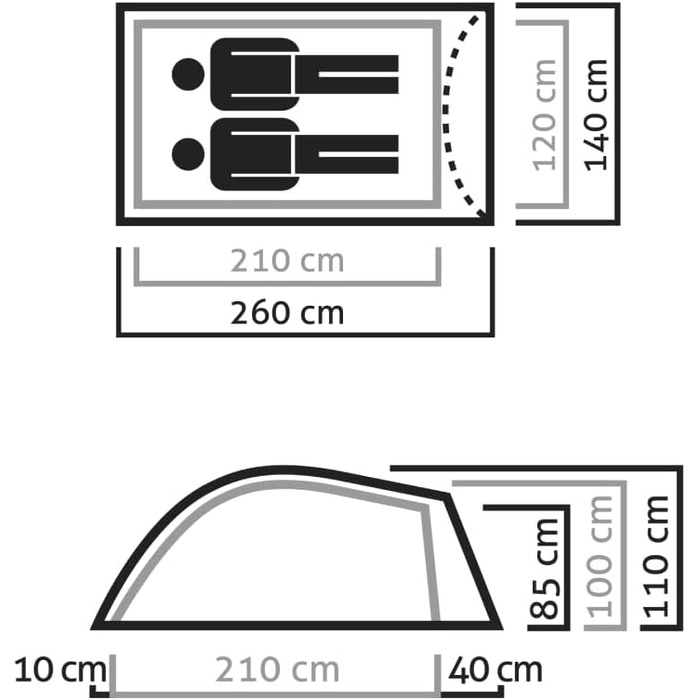 Намет Salewa Litetrek II (одномісний)