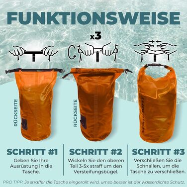 Водонепроникний мішок Nordlight Dry Bag - 2л 5л 10л 15л 20л 30л літр Водонепроникний гермомішок Duffel Bag Водонепроникний сухий м