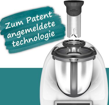 ПОКРАЩЕНА ВЕРСІЯ, сумісна з Thermomix TM6, TM5, TM31 і TM Friend, аксесуари, шпецле, виготовлена з нержавіючої сталі, дуже велика завантажувальна воронка, 2