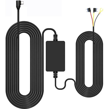 Подовжена версія для G840S/G840H/G900/G930/G850/i07, Hardwire Car Charging Cable Kit 12V 24V to 5V for Dashboard Cameras with Protection of Battery Discharge Kit