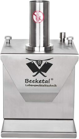 Професійний різак Beeketal 'CSB-3E Professional Gastro Currywurst електричний з регулюванням товщини різання від 5-30 мм, корпус ковбасної нарізки та ніж з нержавіючої сталі, двигун 135 Вт (не обслуговується)