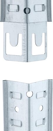 Міцний стелаж Relaxdays, ВxШxГ 120 x 60 x 30 см, 700 кг, оцинкована сталь, полиця для зберігання в підвалі та гаражі, коричневий/сріблястий