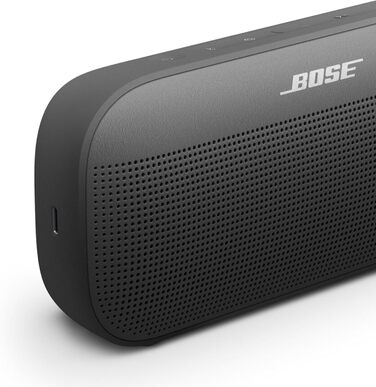 Портативна Bluetooth-колонка Bose SoundLink Flex (2-го покоління), портативна вулична колонка з реалістичним звуком, до 12 годин автономної роботи, пило- та водонепроникна, чорна