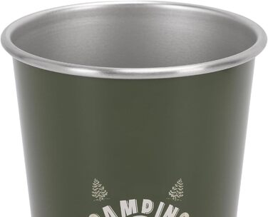 Пивні кухлі з нержавіючої сталі 304, легкі, міцні, портативні, набір з 4 кухлів для кемпінгу, 350 мл, кухлі для води для пікніка на свіжому повітрі, підходять для походів з кавою