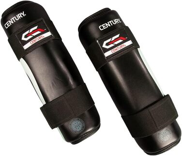 Визначення C-Gear Сертифіковані WAKO щитки для гомілок Захисні щитки для гомілок Кікбоксинг Змагання з бойових мистецтв Спаринги Дорослі Молодь (Дитина, Чорний/Білий)