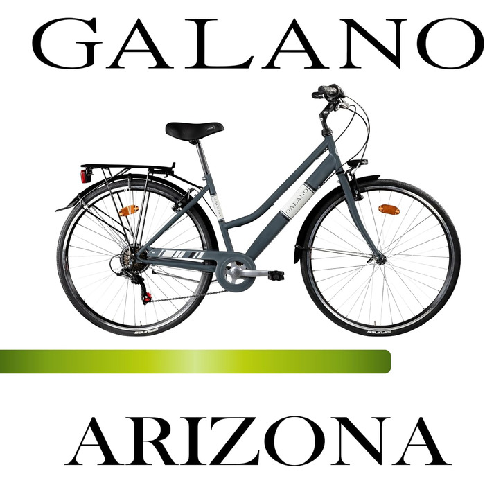Жіночий велосипед Galano Arizona, 28 дюймів, міський велосипед, 7 передач, голландський велосипед, ретро V-Brakes