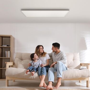 Інфрачервоний стельовий обігрівач з термостатом, інфрачервоний стельовий обігрівач, пульт дистанційного керування за допомогою застосунку, електричний обігрівач, радіатор, нагрівальна панель, 860 Вт - 119,5 x 59,5 см, 860 Вт WiFi