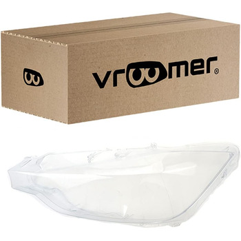 Лінзи для фар VROOMER для F30 F31 2011-2015 Кришка фар Передня фара Дифузор з боку водія (ліворуч)