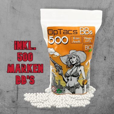 Страйкбольний пістолет Walther P99 Spring – 0.5 Дж, 6 мм, пружинний, повний набір з 2 магазинами та 600 біокульками 0.20 г