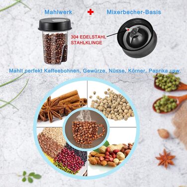 Кухонний комбайн TopStrong 1100 Вт, багатофункціональний кухонний комбайн, 11 функцій комбайн для кухонного подрібнювача, чаша 3,2 л і контейнер 1,5 л, міні-подрібнювач, оновлений ріжучий диск, соковижималка для цитрусових, лезо для подрібнення тіста сіро