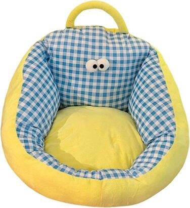 Дитячий диван зі спинкою, зручний диван, крісло татамі для вітальні, дитячої кімнати, кабінету, синій, L Синій Великий