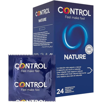 Еластичні презервативи з натурального латексу CONTROL NATURE - 24 шт. и. NATURE 24