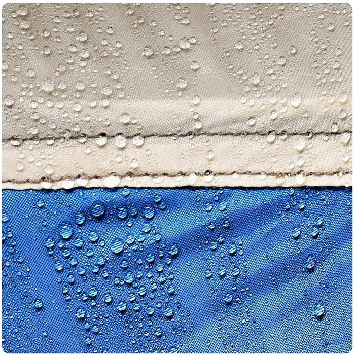 Пляжний намет vidaXL, пляжний намет із системою швидкого зняття, водонепроникний кемпінговий намет з відкритим входом, захист від сонця, блакитно-синій, 190T поліестер