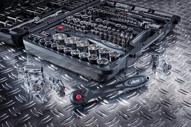 Набір інструментів ViGOR V2461, 172 предмети шестигранники, квадрати, внутрішні та зовнішні шестигранники, хрестоподібні, плоскі та Pozidriv
