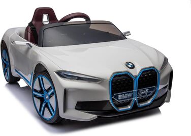 Електричний дитячий автомобіль, дизайн як у BMW i4 - ліцензований - акумулятор 12V7A, 2 двигуни - пульт дистанційного керування 2.