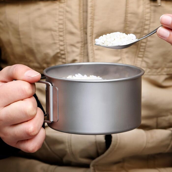 Вуличні миски, легкі, портативні, столовий посуд, кухонне начиння, столові прибори для їжі на вулиці, складна ручка, 0,6 літра